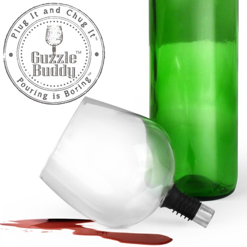 Kieliszek wkręcany Guzzle Buddy od J JO - na imprezę, dla Niej dla Niego.