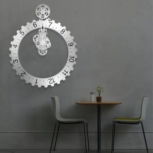 Zegar ścienny Big Hour Wheel od Invotis - do domu, biura.