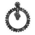 Zegar Big Hour Wheel czarny od Invotis - do domu, biura.